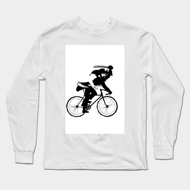 The Fixed Gear Pirate Long Sleeve T-Shirt by grosvenordesign